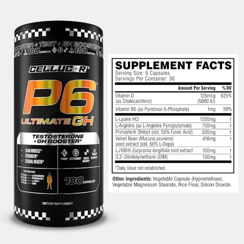 Cellucor P6 Ultimate GH Komposisi Nutrisi